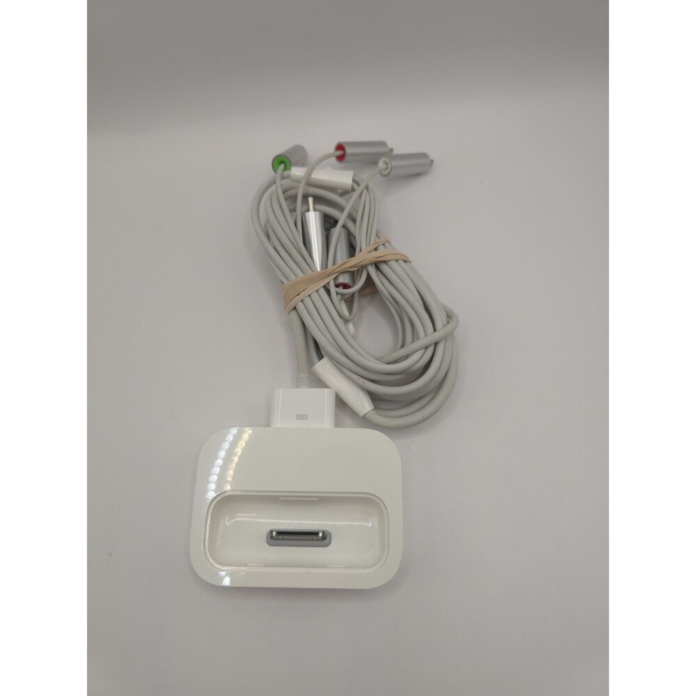 Apple iPod A1153 White Auxiliary Output 30-Pin Universal Charging Dock Kit - Picture 5 of 6
